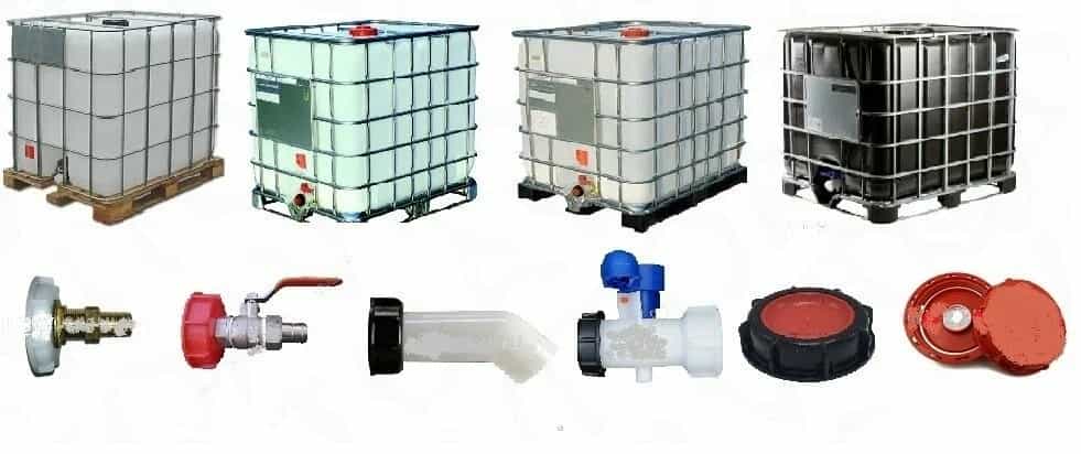 Запорная арматура для еврокуба